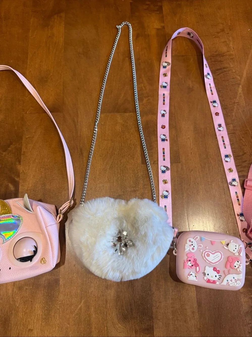 Girls Purse Lot 4 Hello Kitty TY Unicorn Children’s Place Purse Pets